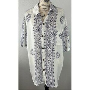 Lakhay’s Collection Men's Cotton Short Sleeve Button Down Shirt, Large